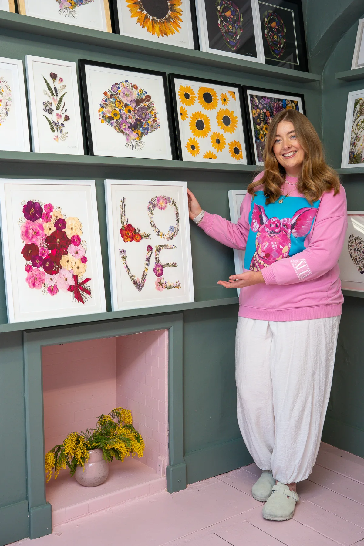 Nell in the studio