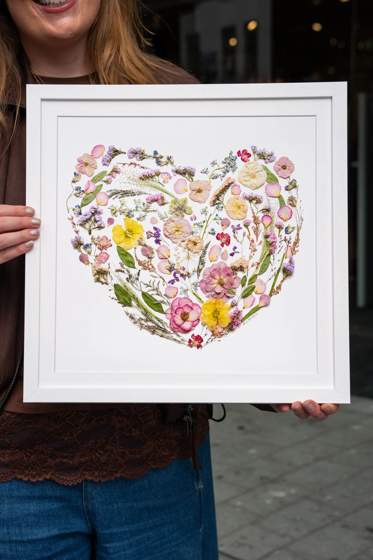 Pressed Flowers by Nell prints, cards and framed pieces