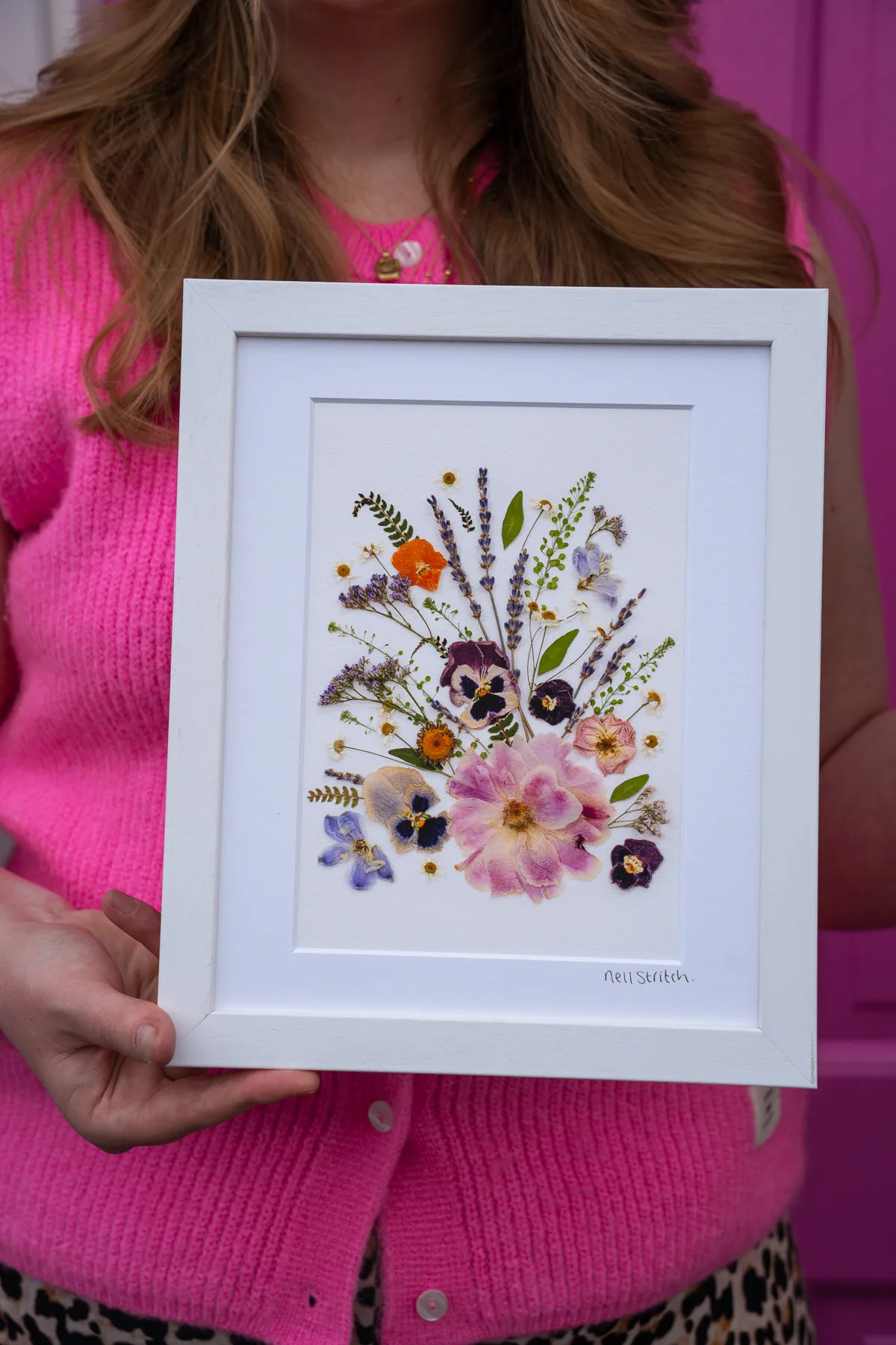 Pressed Flowers by Nell prints, cards and framed pieces