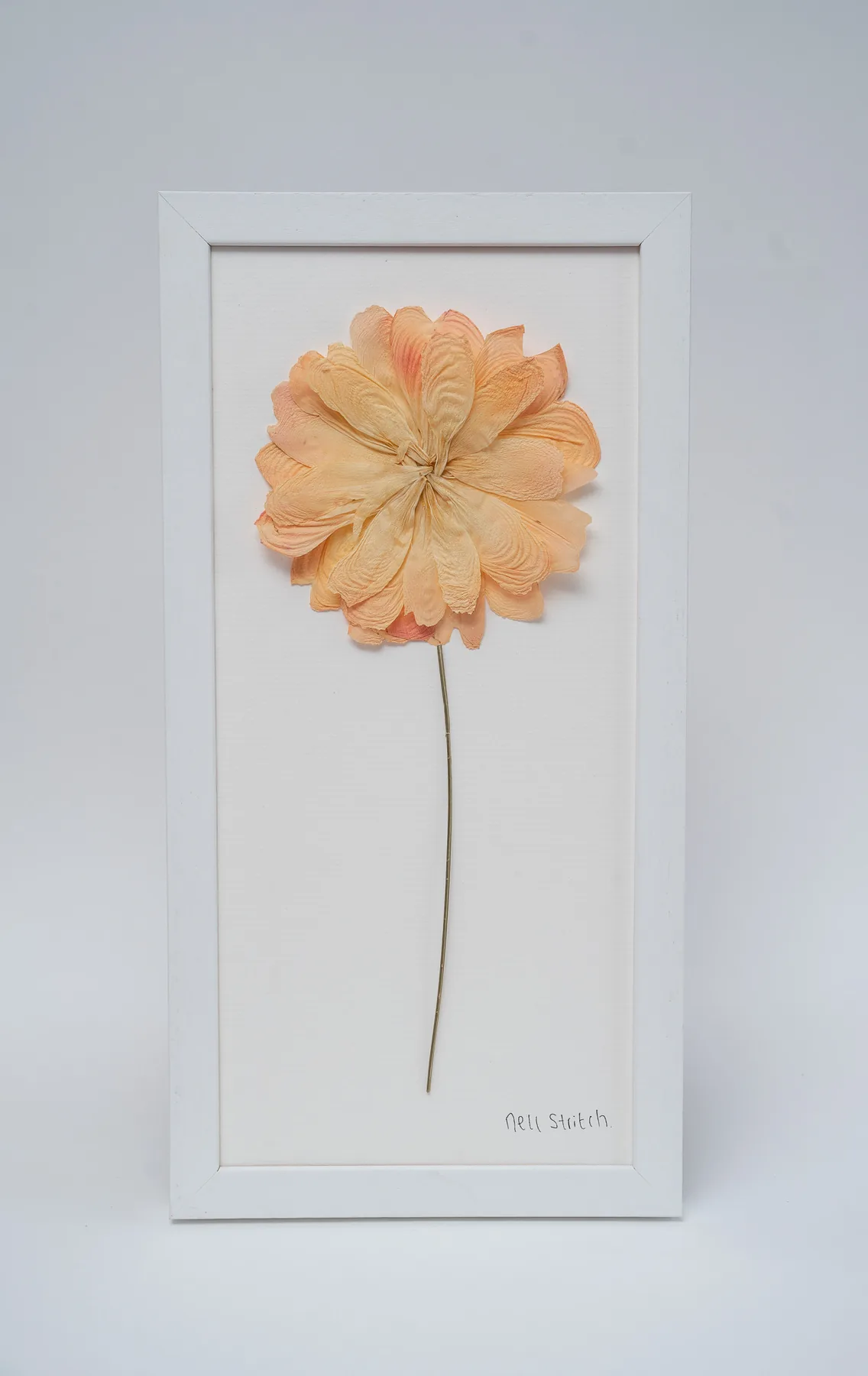 Smaller keepsake pressed from the same bouquet