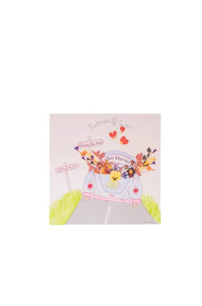 Just Married, Wedding Card
