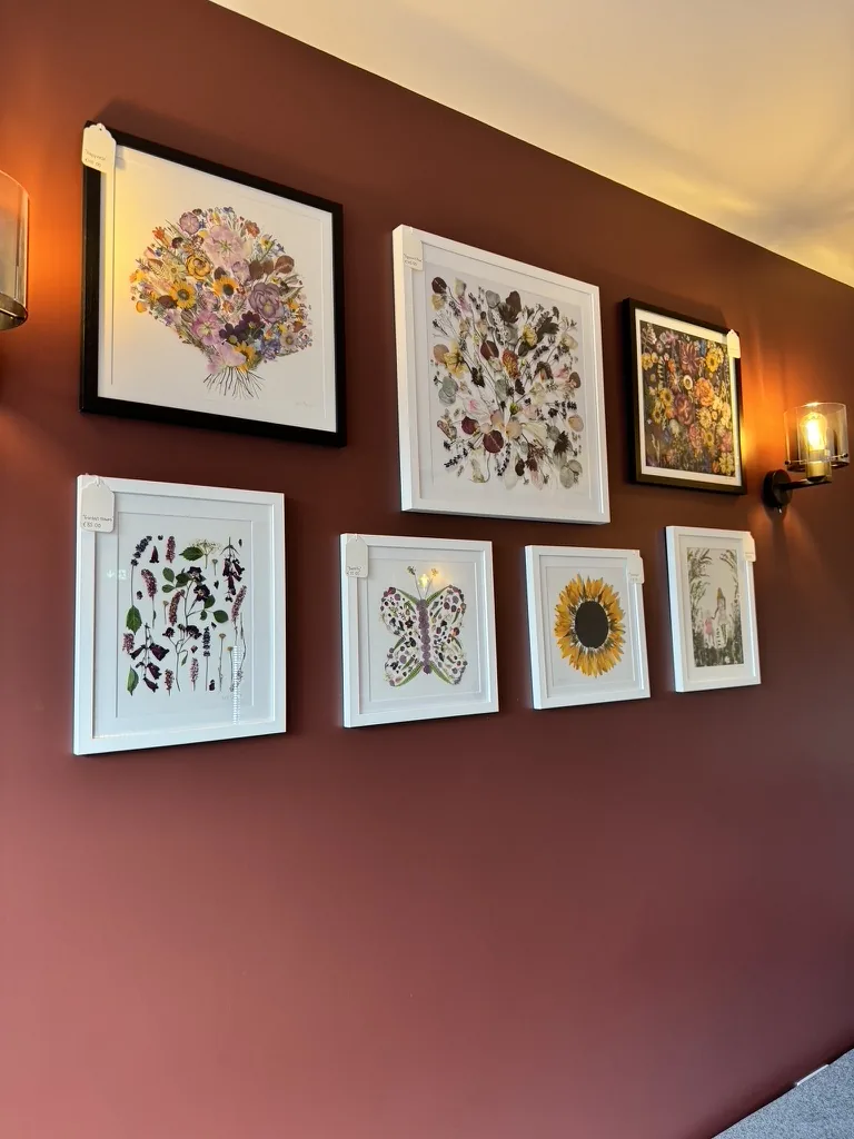 Pressed Flowers by Nell at 1312 Brew, Clonlara