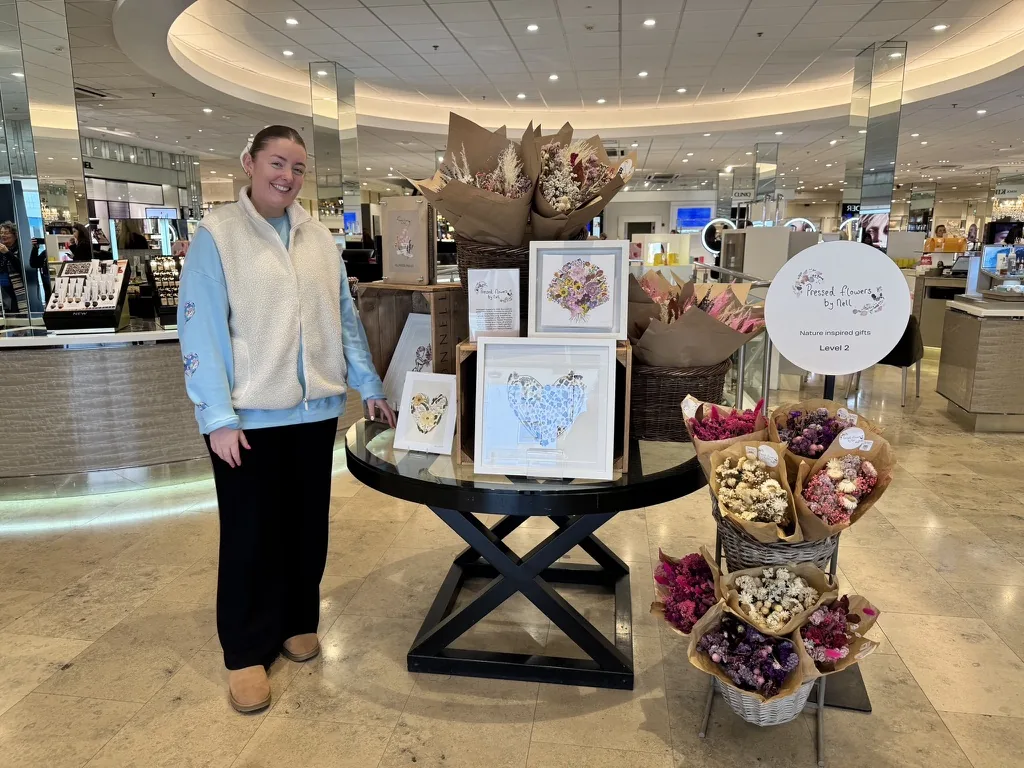 Pressed Flowers by Nell in Brown Thomas Limerick