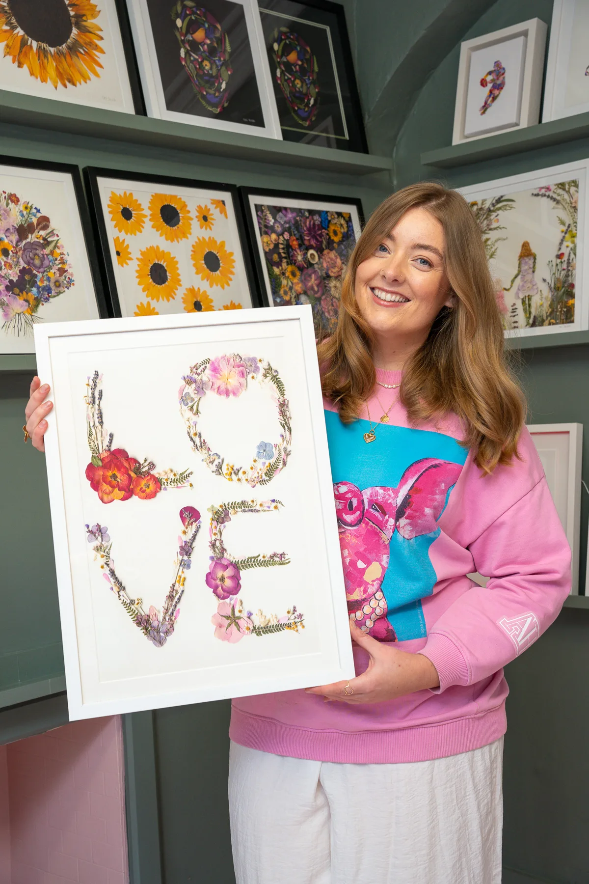 Inside the Pressed Flowers by Nell studio, Limerick