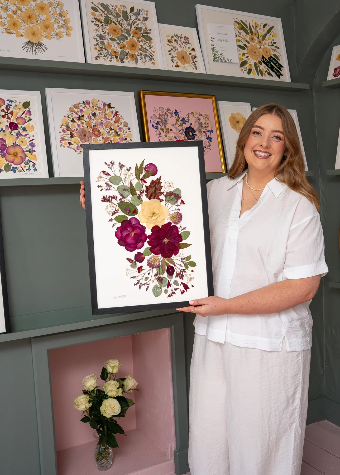 Inside the Pressed Flowers by Nell studio, Limerick