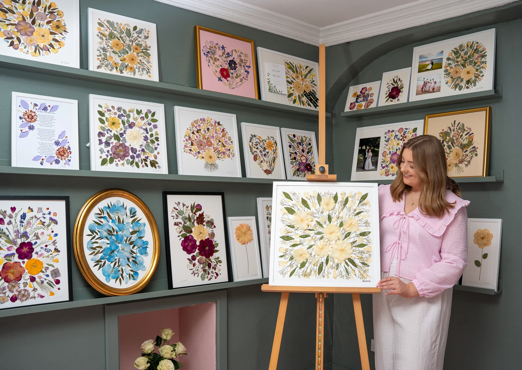 Inside the Pressed Flowers by Nell studio, Limerick