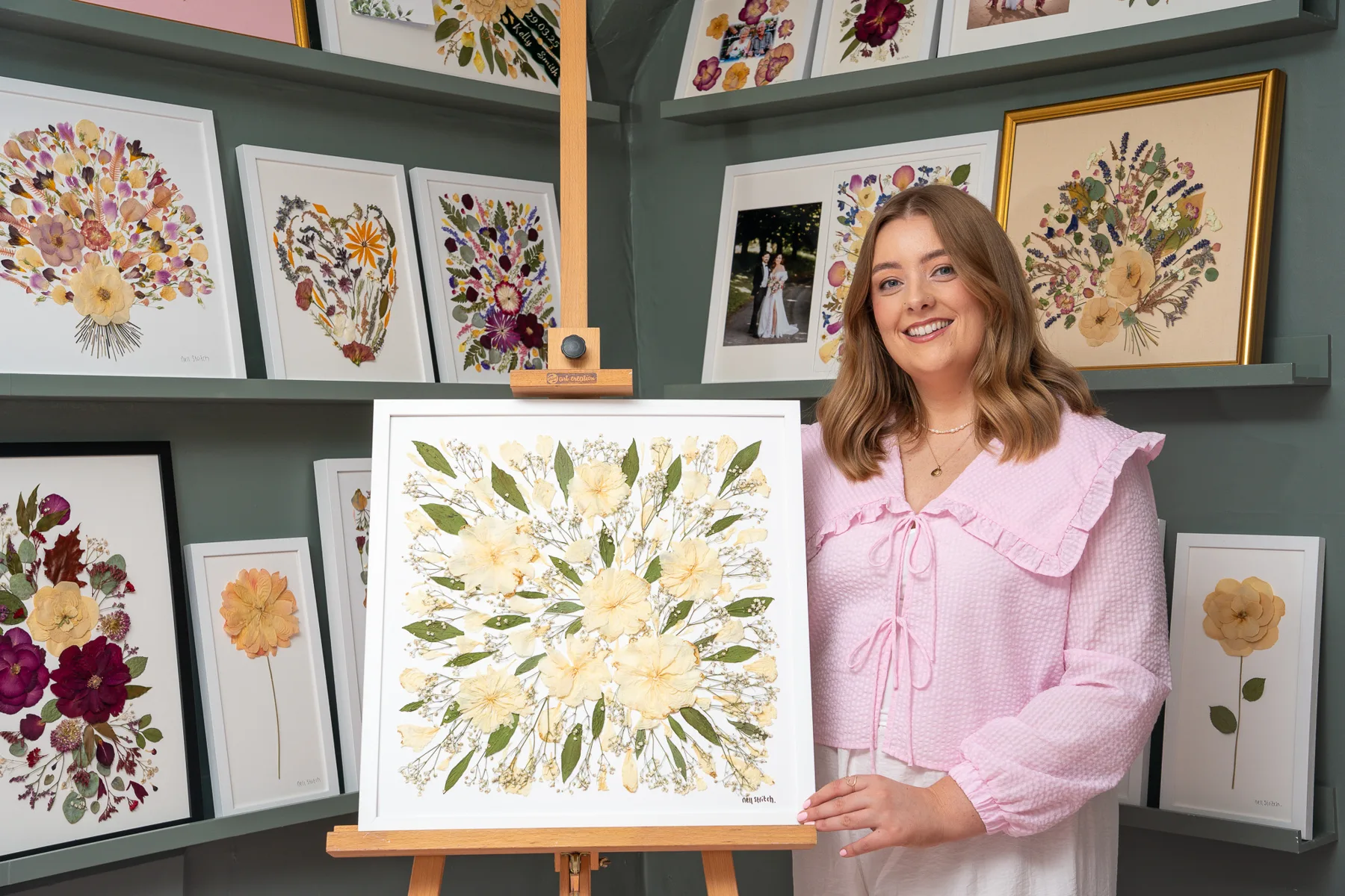 Inside the Pressed Flowers by Nell studio, Limerick