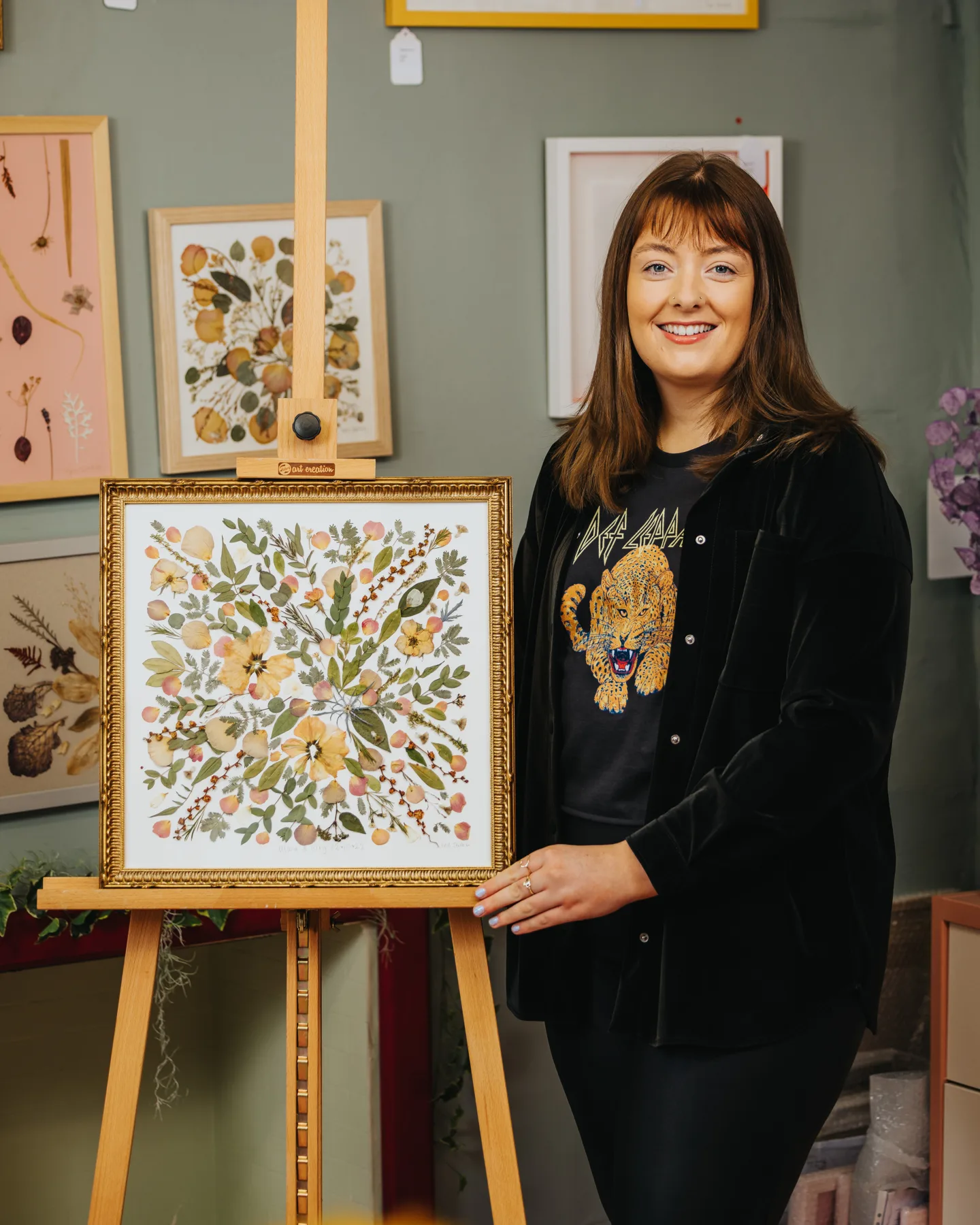 Inside the Pressed Flowers by Nell studio, Limerick