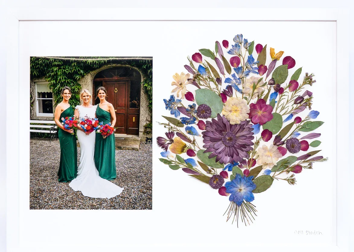 Everlasting Keepsake with wedding photographs, 21 x 15 inch