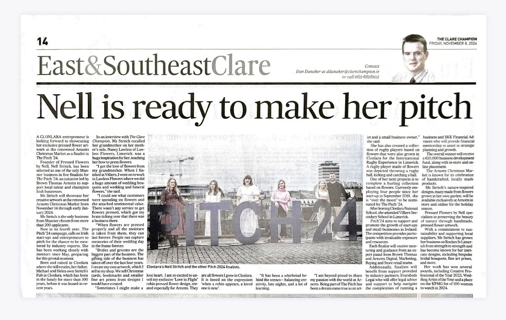 Clare Champion: Nell is ready to make her pitch