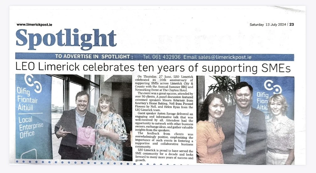 Limerick Post Spotlight: LEO Limerick celebrates ten years of supporting SMEs